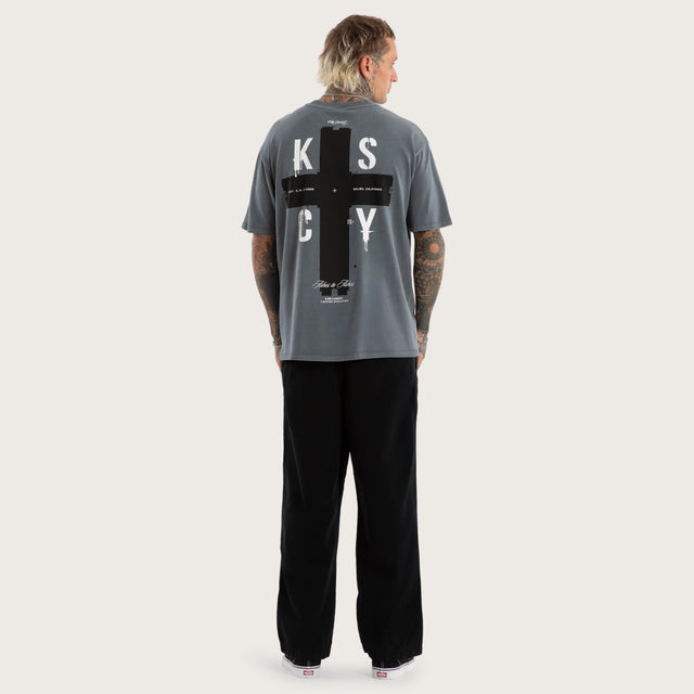 Delta Box Fit Tee Pigment Turbulence