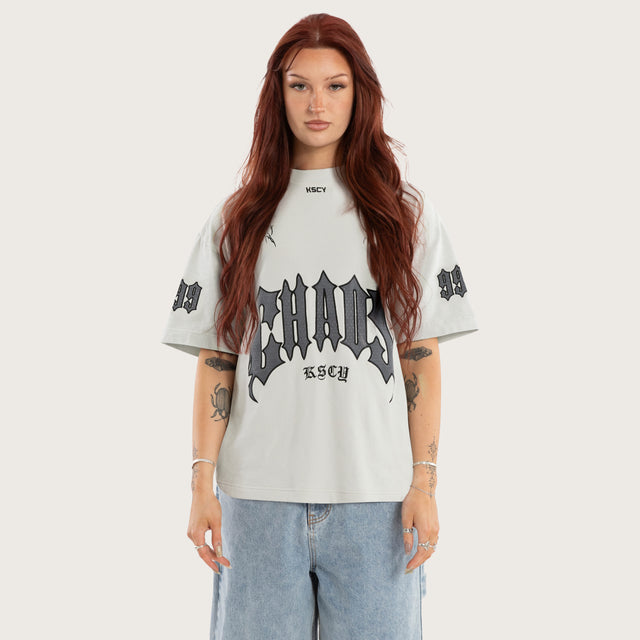 Castly Loopback Street Tee Glacier Grey