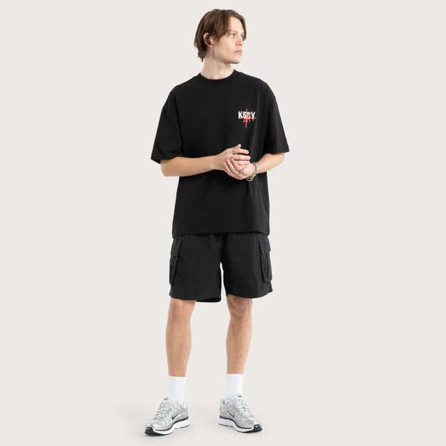Prophecy Street Tee Jet Black
