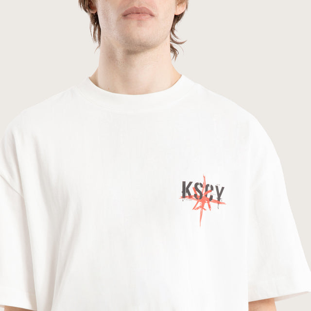 Prophecy Street Tee Natural White