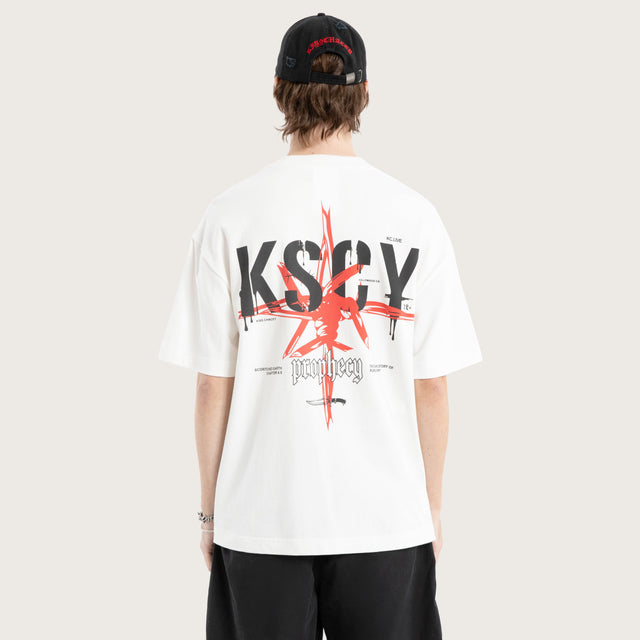 Prophecy Street Tee Natural White