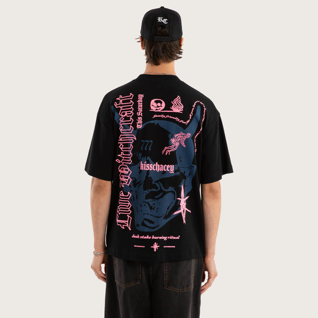 Witchcraft Street Tee Jet Black