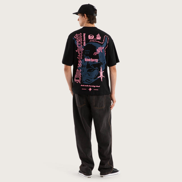 Witchcraft Street Tee Jet Black