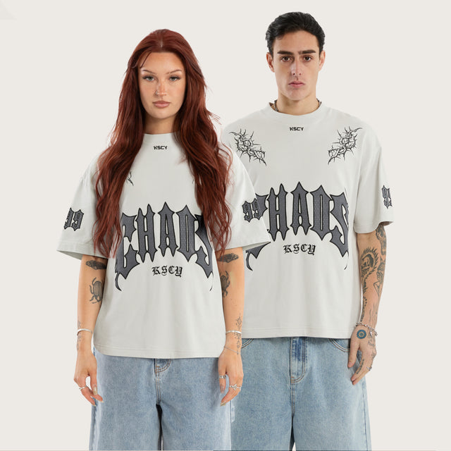 Castly Loopback Street Tee Glacier Grey