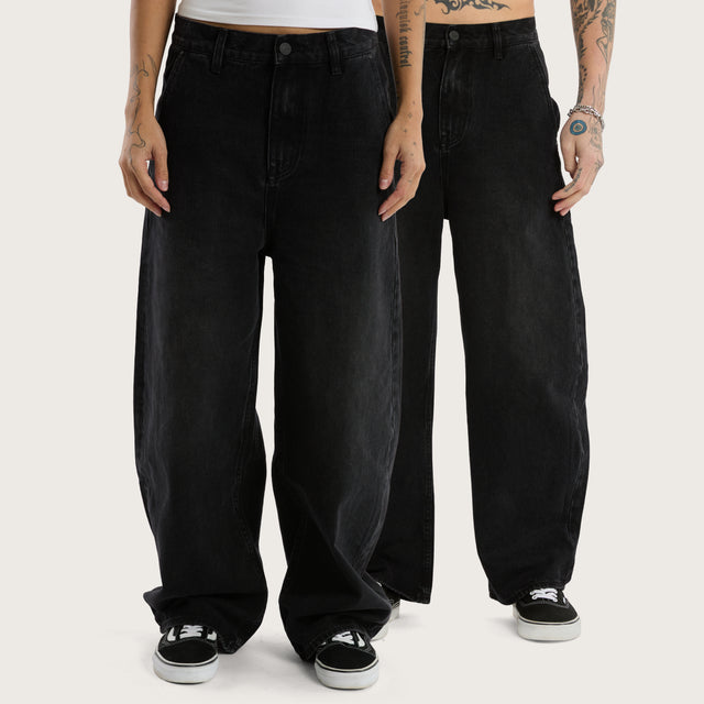 K8 Balloon Jean Vintage Black