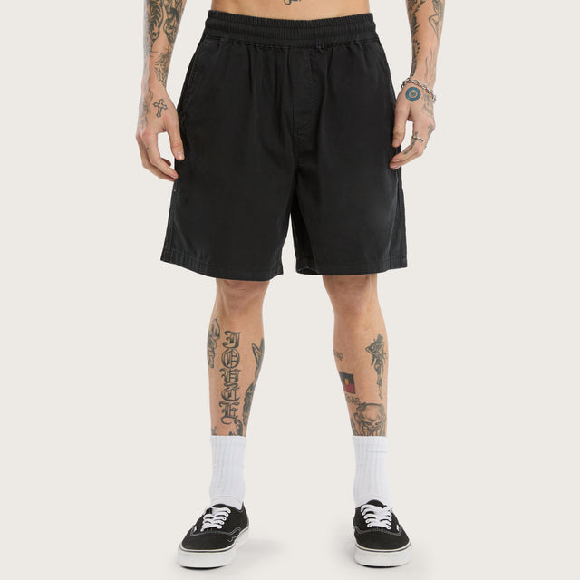 Mosh Baggy Short Jet Black