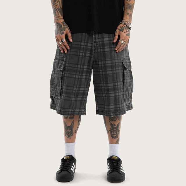 Wilson K7 Super Baggy Short Black Check