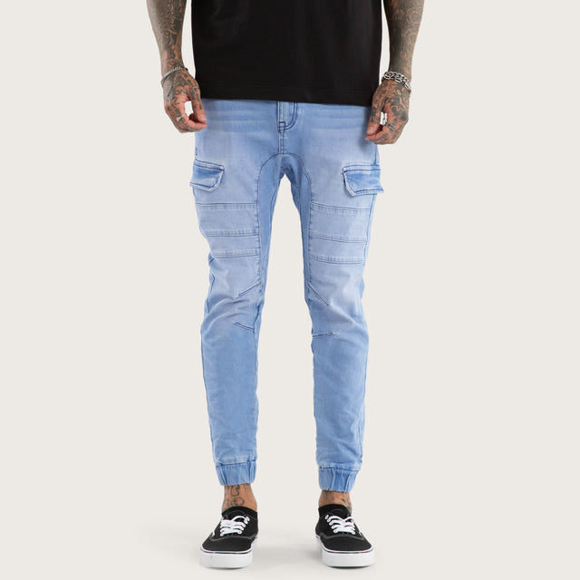 Salem Cargo Jogger Crystal Blue