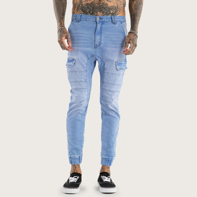Salem Cargo Jogger Crystal Blue