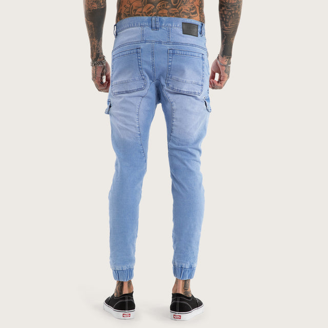 Salem Cargo Jogger Crystal Blue