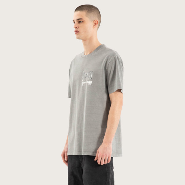 Entangled Relaxed Tee Pigment Frost Grey