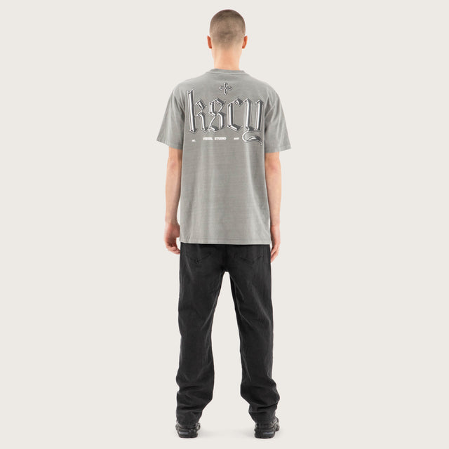 Entangled Relaxed Tee Pigment Frost Grey