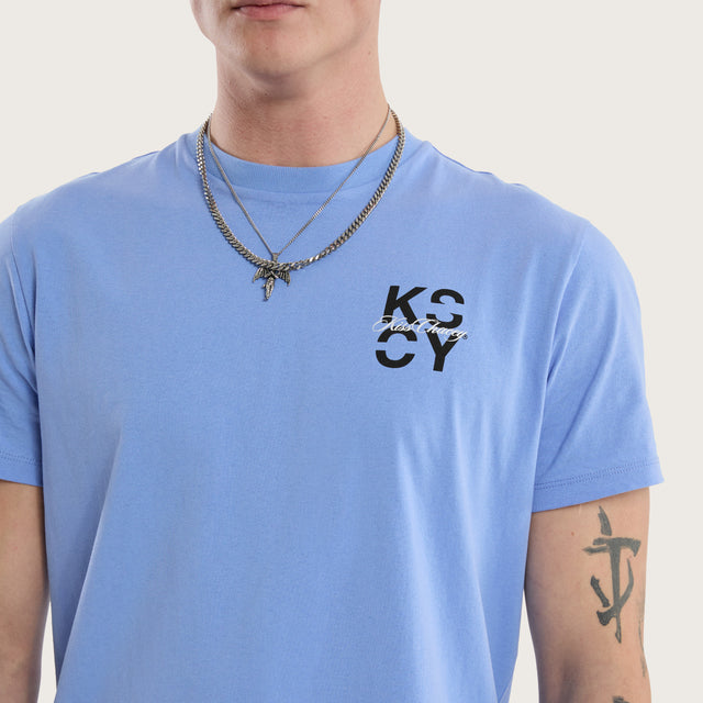 Future Dual Curved Tee Vista Blue