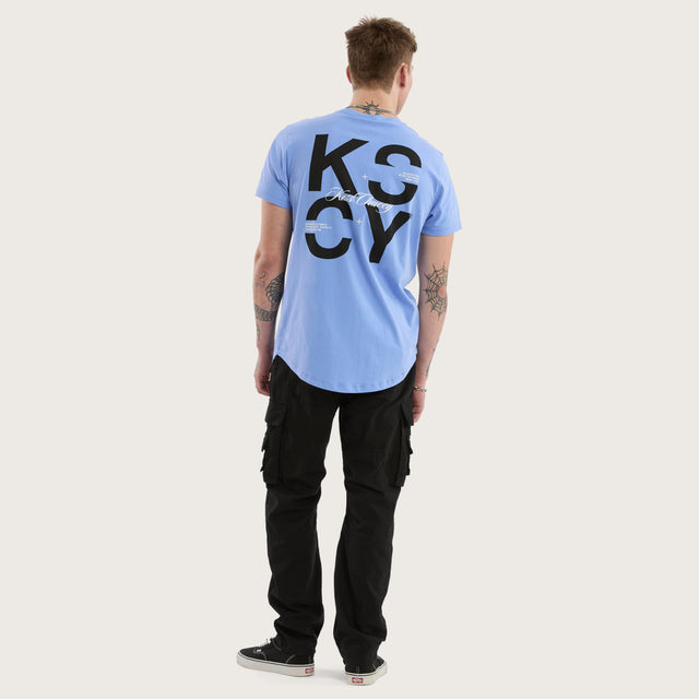 Future Dual Curved Tee Vista Blue