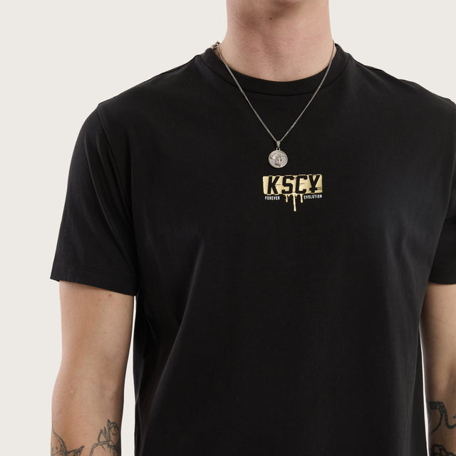 Dream Dual Curved Tee Jet Black