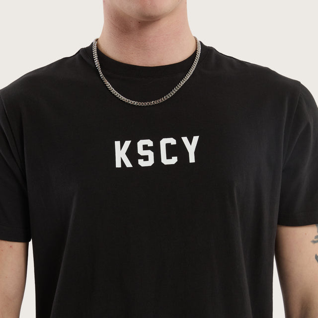 Smoke Dual Curved Tee Black/Grey