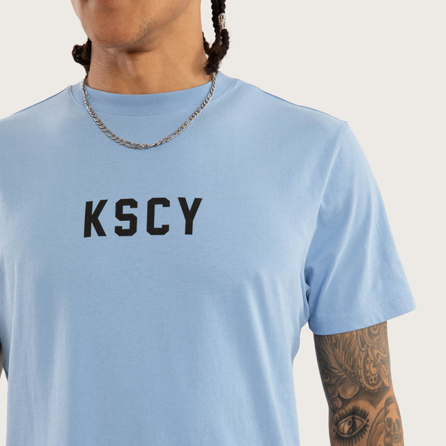 Smoke Dual Curved Tee Vista Blue / Black