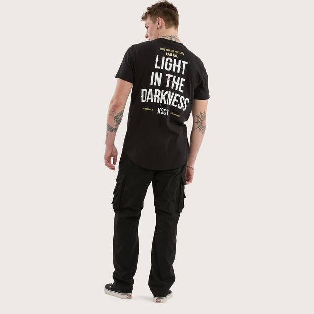 Story Dual Curved Tee Jet Black