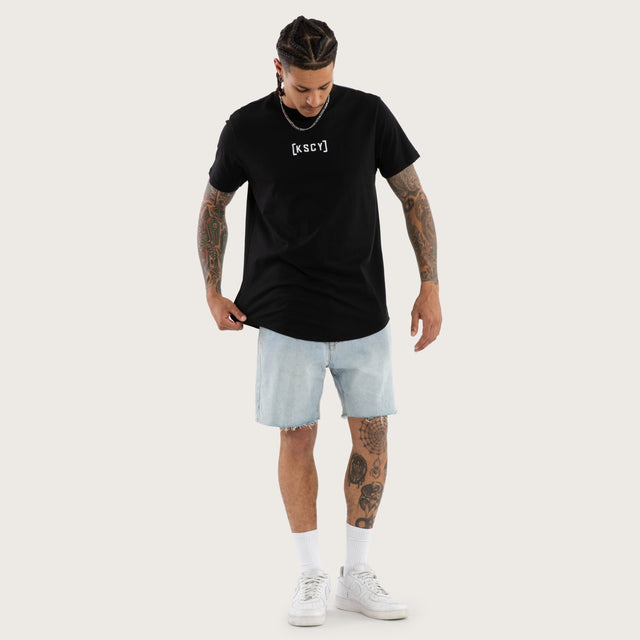 Pronto Dual Curved Tee Jet Black