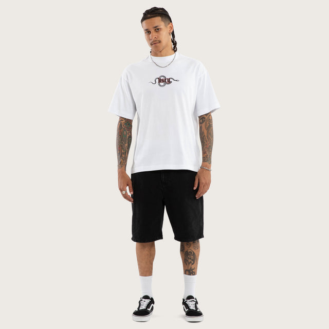 Grave Street Tee Optical White