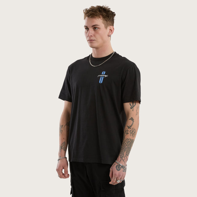 Pillar Relaxed Tee Jet Black