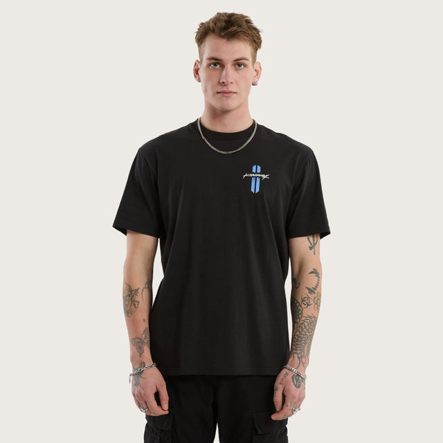 Pillar Relaxed Tee Jet Black