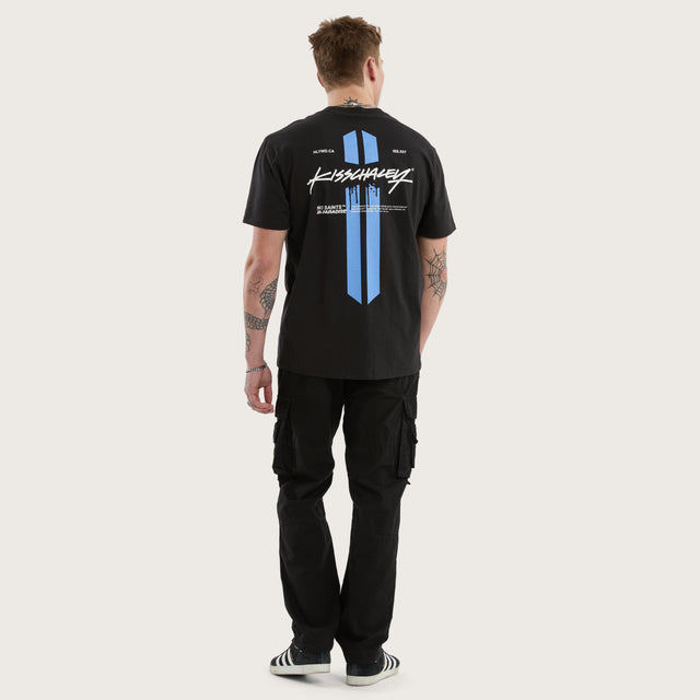 Pillar Relaxed Tee Jet Black
