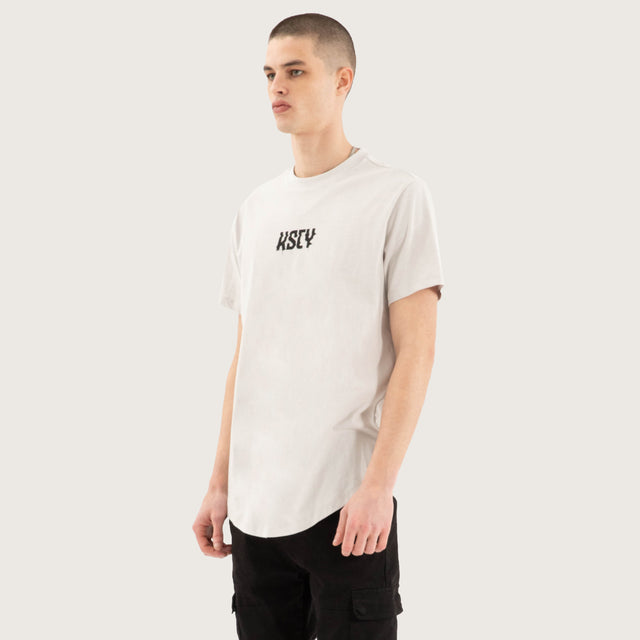 Allure Dual Curved Tee Glacier Grey