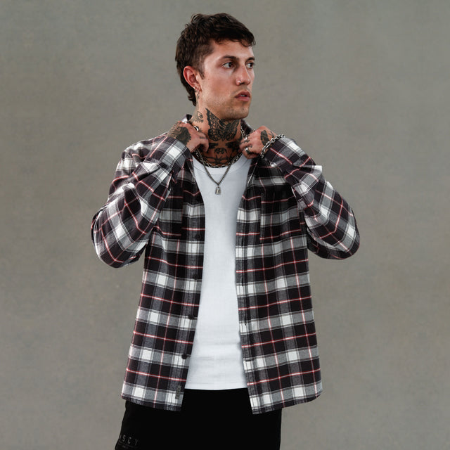 Unknown Longsleeve Shirt Asphalt Check