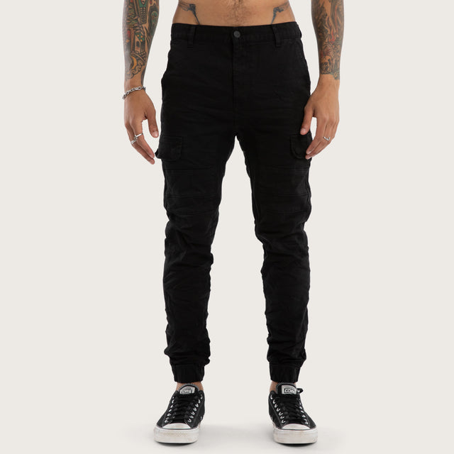 Salem Cargo Jogger Vintage Black