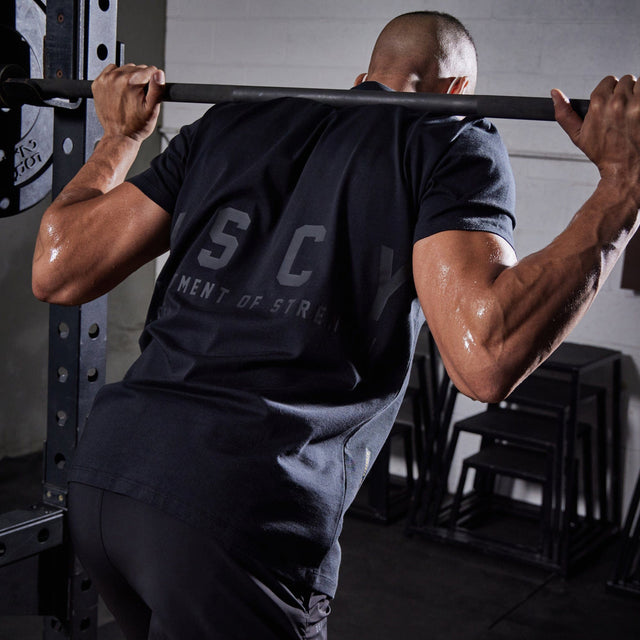 Model wears Balance Active T-Shirt Jet Black T-Shirts in Black - Image 2