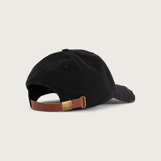 Birstall Dad Cap Jet Black