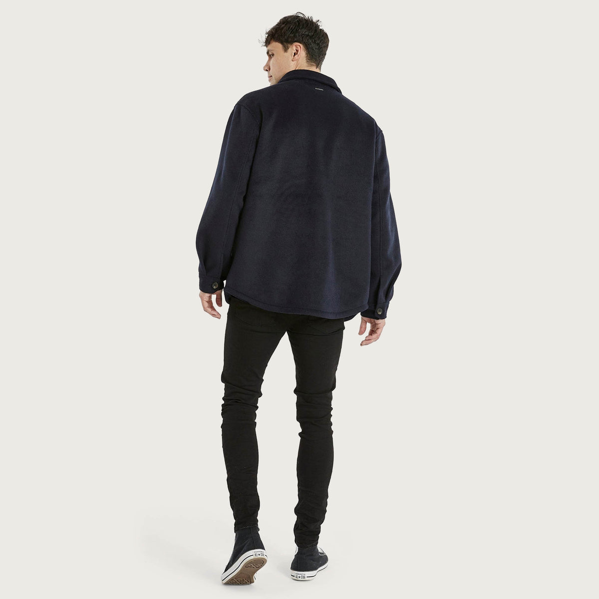 call 2021aw over melton coat ものたりない navy