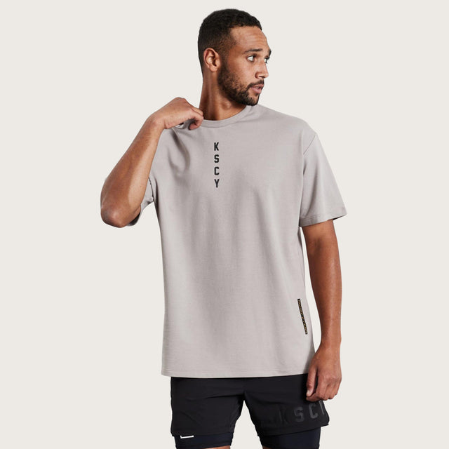 Dynamic Box Fit Split Hem T-Shirt Gull