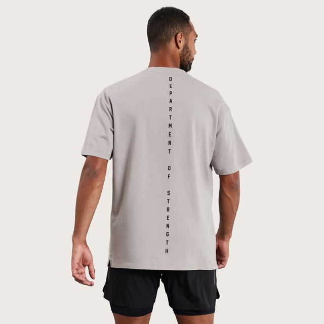 Dynamic Box Fit Split Hem T-Shirt Gull