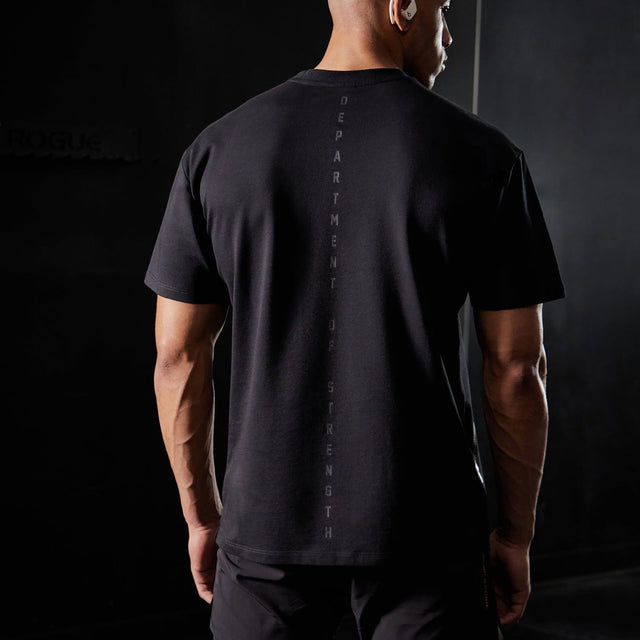 Dynamic Box Fit Split Hem T-Shirt Jet Black