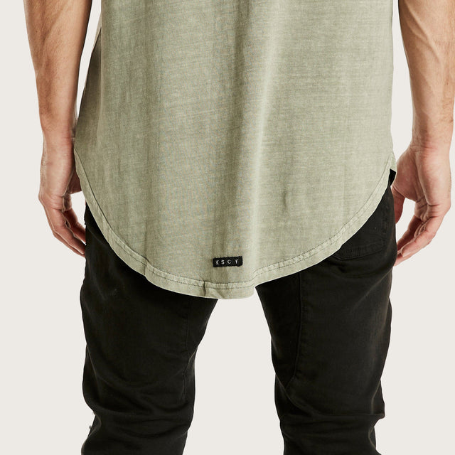 Essentials Dual Curved T-Shirt Pigment Gull