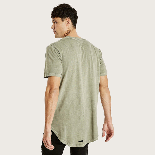 Essentials Dual Curved T-Shirt Pigment Gull