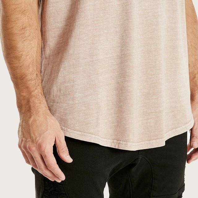 Essentials Dual Curved T-Shirt Sphinx