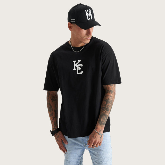 Fresno Heavy Box Fit Tee Black