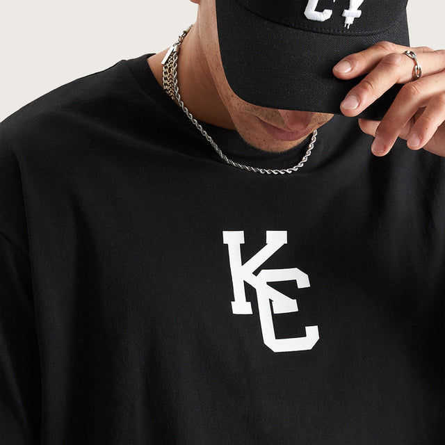 Fresno Heavy Box Fit Tee Black