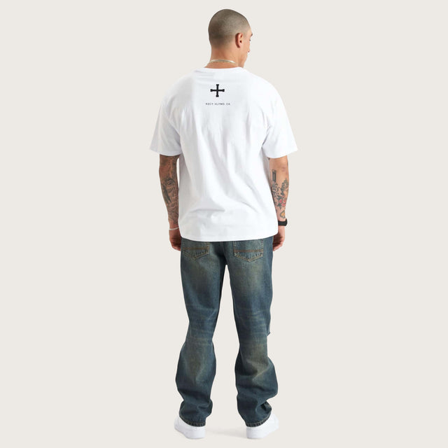 Fresno Heavy Box Fit Tee White