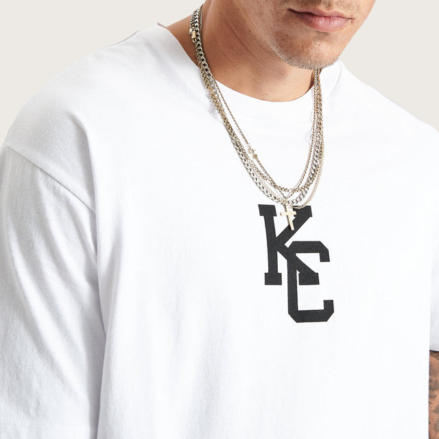 Fresno Heavy Box Fit Tee White