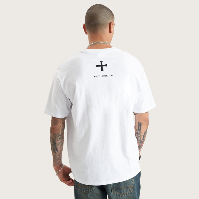 Fresno Heavy Box Fit Tee White