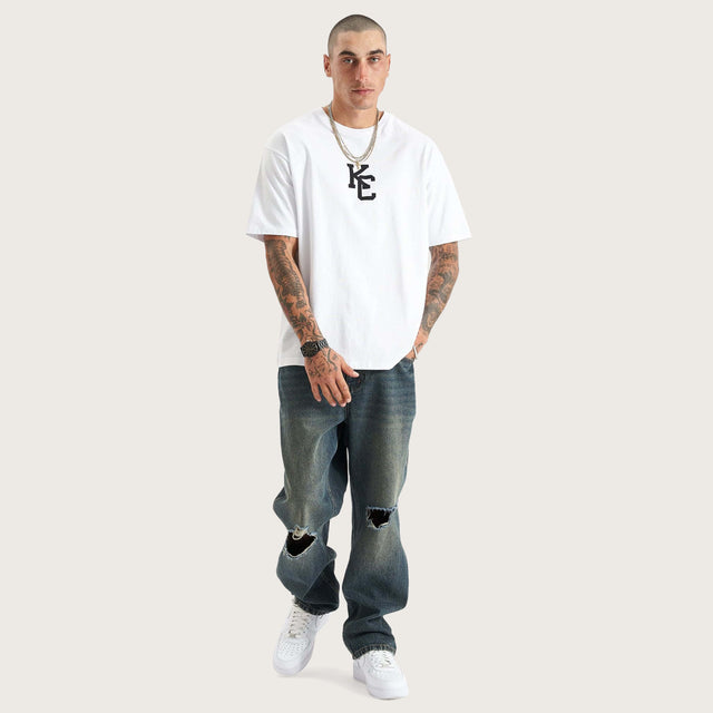 Fresno Heavy Box Fit Tee White