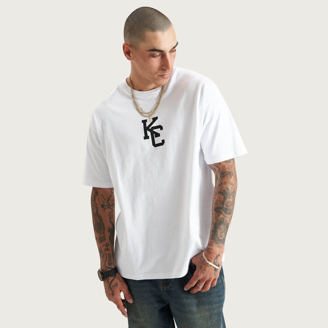 Fresno Heavy Box Fit Tee White