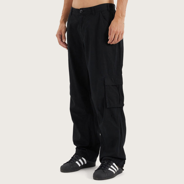 Hunter Ripstop Parachute Pant Washed Black