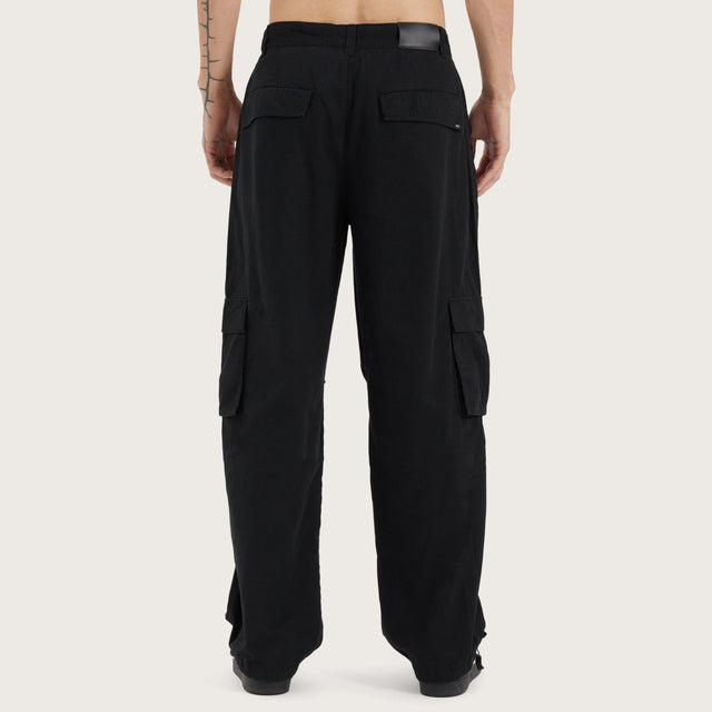 Hunter Ripstop Parachute Pant Washed Black