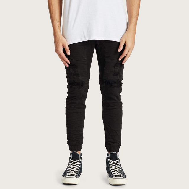 Hydra Denim Jogger Jet Black