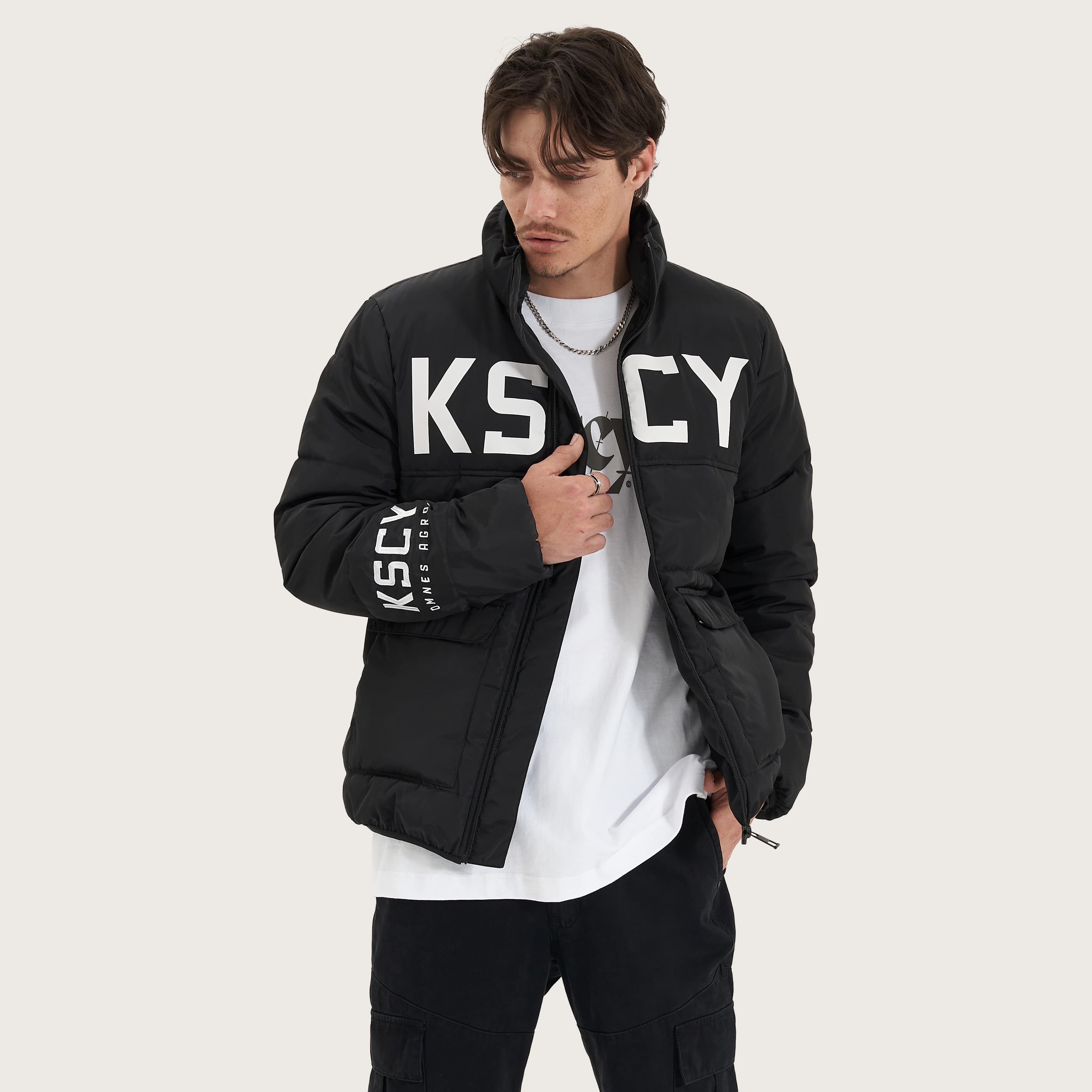 KSCY Infinity Puffer Jacket in Black - Kiss Chacey